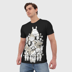 Мужская футболка 3D Totoro - фото 2