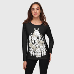 Женский лонгслив 3D Totoro - фото 2