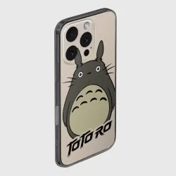Чехол для iPhone 16 Pro силиконовый с защитой камеры Тоторо - фото 2