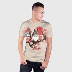 Мужская футболка 3D Slim Totoro - фото 2