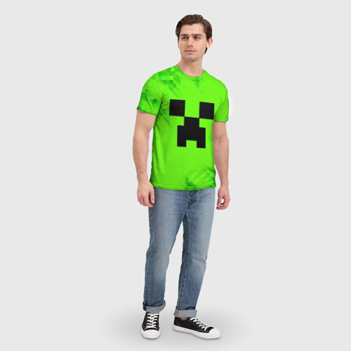 Мужская футболка 3D Minecraft, цвет 3D печать - фото 5