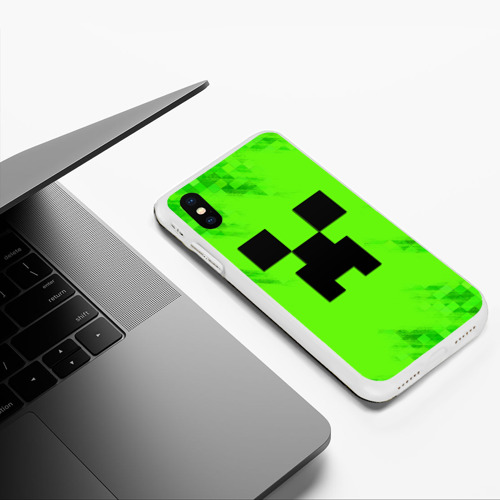 Чехол для iPhone XS Max матовый Minecraft - фото 5