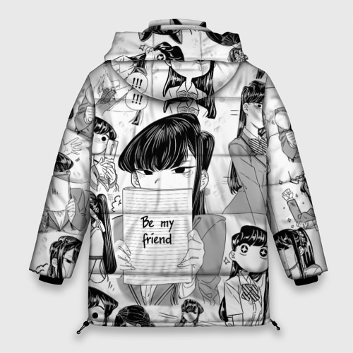 Женская зимняя куртка Oversize Be my friend, цвет красный - фото 2