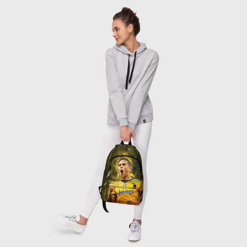 Рюкзак 3D с принтом Ювентус Дибала, фото #6