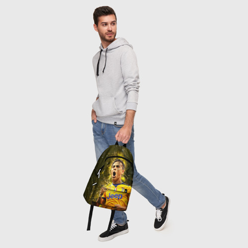 Рюкзак 3D с принтом Ювентус Дибала, фото #5