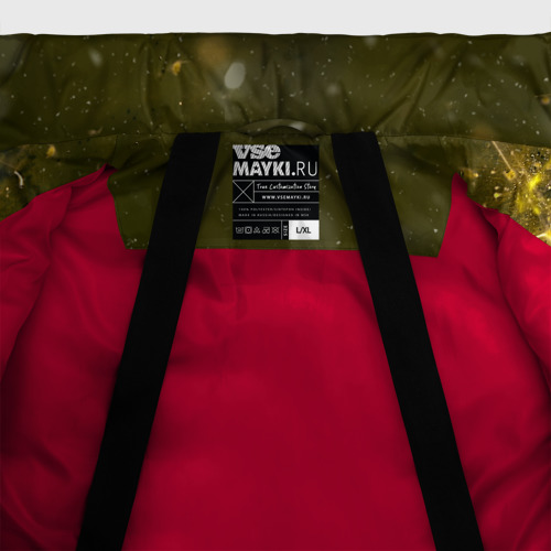 Мужская зимняя куртка 3D Ювентус Дибала, цвет красный - фото 7
