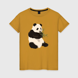 Женская футболка хлопок Панда