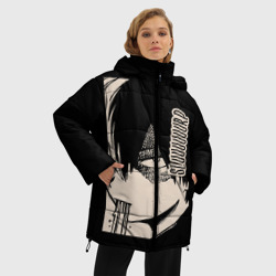 Женская зимняя куртка Oversize Моя геройская академия - фото 2