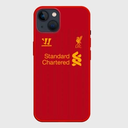 Чехол для iPhone 14 Джеррард Ливерпуль ретро