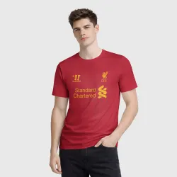 Мужская футболка 3D Джеррард Ливерпуль ретро - фото 2