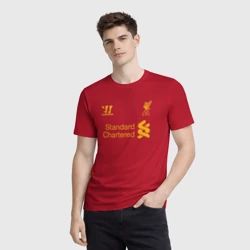 Мужская футболка 3D Джеррард Ливерпуль ретро - фото 2
