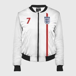 Женский бомбер 3D Дэвид Бекхэм Англия Ретро