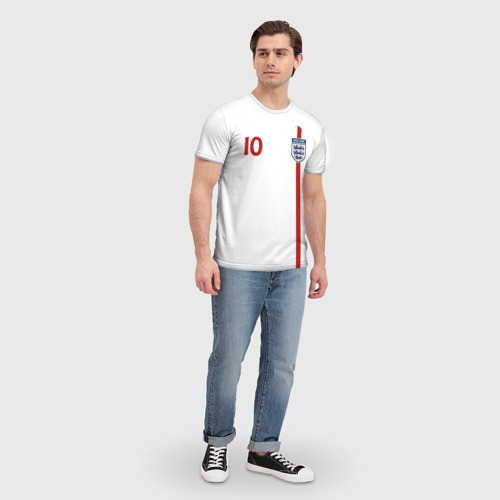 Мужская футболка 3D Майкл Оуэн Англия Ретро, цвет 3D печать - фото 5