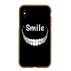 Чехол для iPhone XS Max матовый Smile