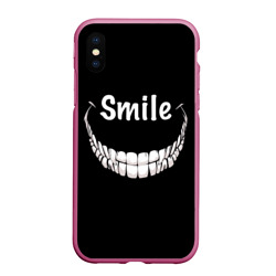 Чехол для iPhone XS Max матовый Smile