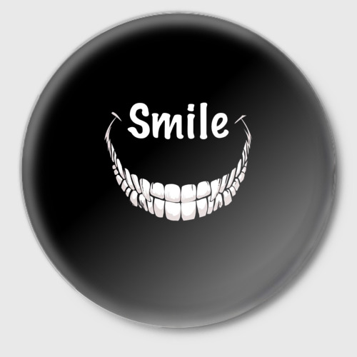 Значок Smile, цвет белый