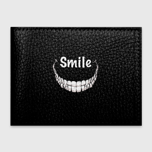 Обложка для студенческого билета Smile, цвет зеленый