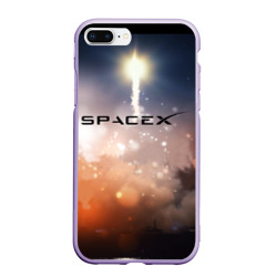 Чехол для iPhone 7Plus/8 Plus матовый Spacex 3D