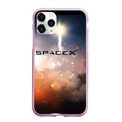 Чехол для iPhone 11 Pro Max матовый Spacex 3D