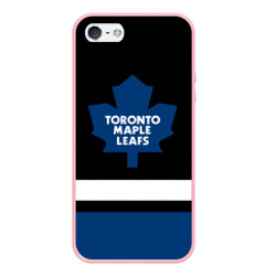 Чехол для iPhone 5/5S матовый Торонто Мейпл Лифс
