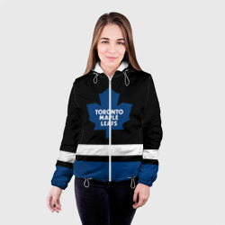 Женская куртка 3D Торонто Мейпл Лифс - фото 2