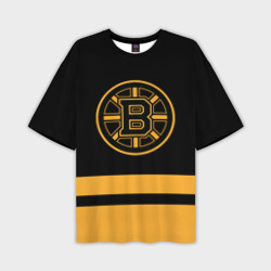 Мужская футболка oversize 3D Бостон Брюинз НХЛ