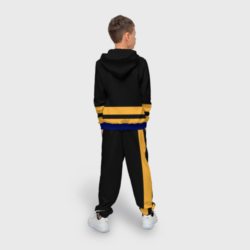 Детский 3D костюм с принтом Бостон Брюинз НХЛ, вид сзади #2