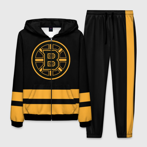 Мужской костюм 3D Бостон Брюинз НХЛ, цвет черный