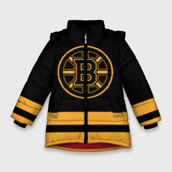 Зимняя куртка для девочек 3D Бостон Брюинз НХЛ