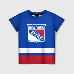 Детская футболка 3D Нью-Йорк Рейнджерс НХЛ