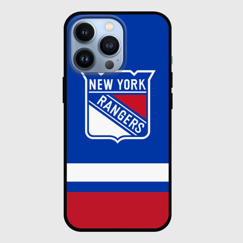 Чехол для iPhone 13 Pro Нью-Йорк Рейнджерс НХЛ, цвет черный