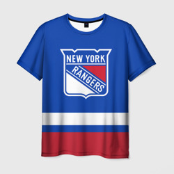 Мужская футболка 3D Нью-Йорк Рейнджерс НХЛ