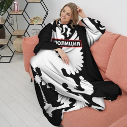 Плед с рукавами Полиция - фото 2