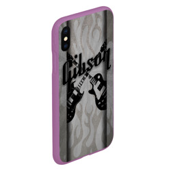 Чехол для iPhone XS Max матовый Gibson - фото 2