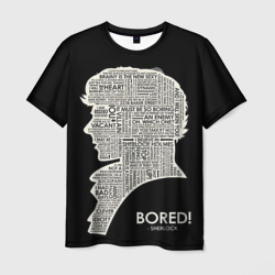 Мужская футболка 3D Bored Sherlock