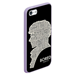 Чехол для iPhone 5/5S матовый Bored Sherlock - фото 2
