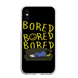 Чехол для iPhone XS Max матовый Boreb