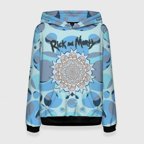 Женская толстовка 3D Rick and Morty Фото 01 Женская толстовка 3D Rick and Morty Фото 01