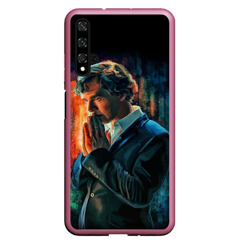 Чехол для Honor 20 Sherlock, цвет малиновый