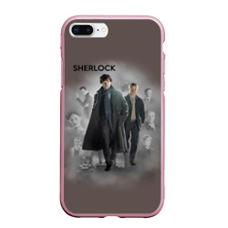 Чехол для iPhone 7Plus/8 Plus матовый Sherlock Шерлок