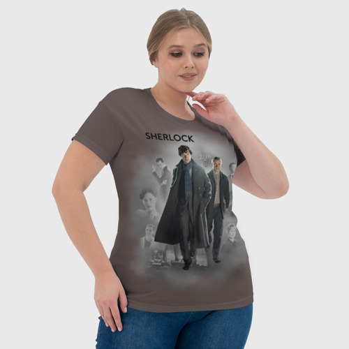 Женская футболка 3D Sherlock Шерлок - фото 6