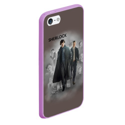 Чехол для iPhone 5/5S матовый Sherlock Шерлок - фото 2