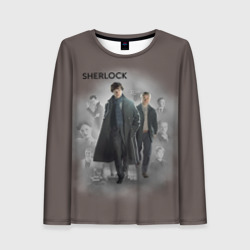 Женский лонгслив 3D Sherlock Шерлок