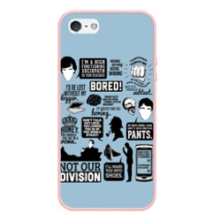 Чехол для iPhone 5/5S матовый Sherlock