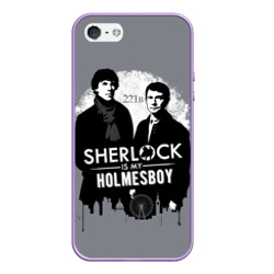 Чехол для iPhone 5/5S матовый Sherlock Holmesboy