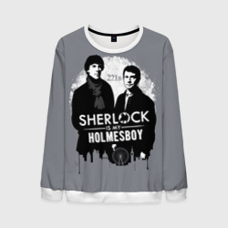 Мужской свитшот 3D Sherlock Holmesboy