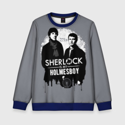 Детский свитшот 3D Sherlock Holmesboy