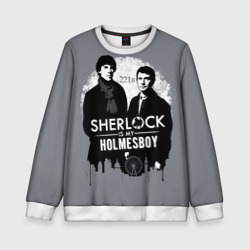 Детский свитшот 3D Sherlock Holmesboy