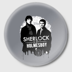 Значок Sherlock Holmesboy