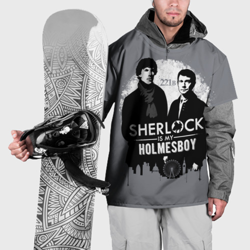 Накидка на куртку 3D Sherlock Holmesboy, цвет 3D печать